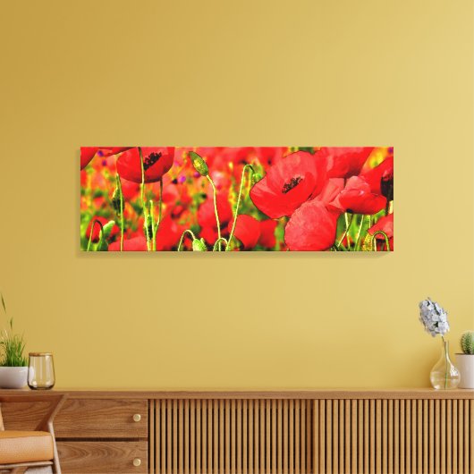 Papierveld Canvas Afdruk (Insitu (Woonkamer))