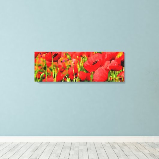 Papierveld Canvas Afdruk (Insitu (Houten vloer))