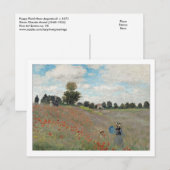 Papierveld naar Monet Briefkaart (Voorkant / Achterkant)