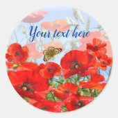 Papierveld Ronde Sticker (Voorkant)