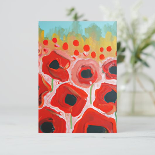 Papiervelden Bedankkaart (Staand voorkant)