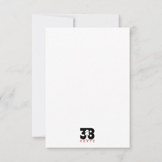 Papiervelden Bedankkaart (Achterkant)