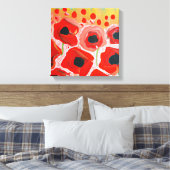 Papiervelden Canvas Afdruk (Insitu (Slaapkamer))