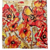 Papiervelden Design 1 douchegordijn (Voorkant)