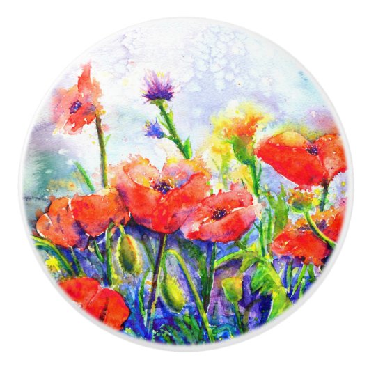 Papiervelden Keramische Knop (Voorkant)