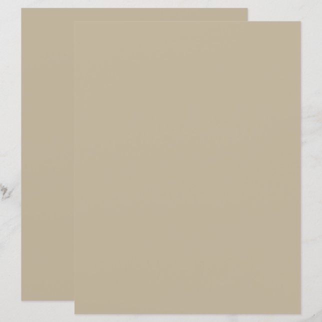 Papiervellen | Elegant Beige | Creatieve Briefpapi (Voorkant / Achterkant)