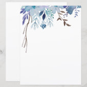 Papiervellen - Zomer Blues (Voorkant / Achterkant)