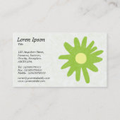 Papierventiel - Martian Green Visitekaartje (Achterkant)