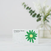 Papierventilator - groen voor grote hoeveelheden visitekaartje (Staand voorkant)