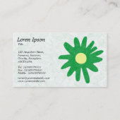 Papierventilator - groen voor grote hoeveelheden visitekaartje (Achterkant)