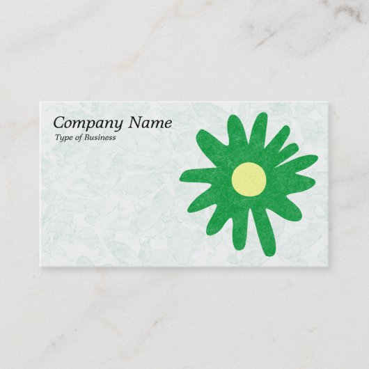 Papierventilator - groen voor grote hoeveelheden visitekaartje (Voorkant)