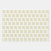 Papierverzameling - Monogram K - Keltische draak Inpakpapier Vel (Voorkant 2)