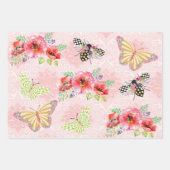 Papierverzameling papier voor whimsical-papoppy-ov inpakpapier vel (Voorkant 3)