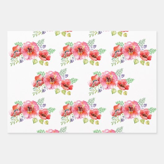 Papierverzameling papier voor whimsical-papoppy-ov inpakpapier vel (Voorkant 2)