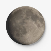 Papiervlak. Foto maan 02. Papieren Bordje (Voorkant)