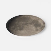 Papiervlak. Foto maan 02. Papieren Bordje (Gekanteld)