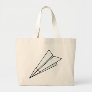 Papiervlak Grote Tote Bag