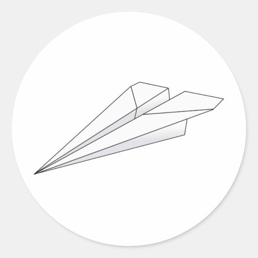 Papiervlak Ronde Sticker (Voorkant)