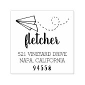 Papiervlakke retouradres zelfinktende stempel (Design)