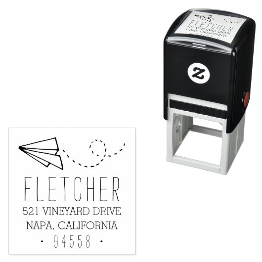 Papiervlakke retouradres  zelfinktende stempel (In situ)