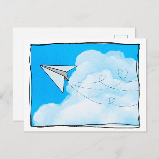 Papiervlakken Briefkaart (Voorkant / Achterkant)