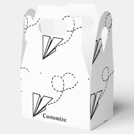 Papiervlakte die Thunder_Cove vliegt Bedankdoosjes (Geopend)