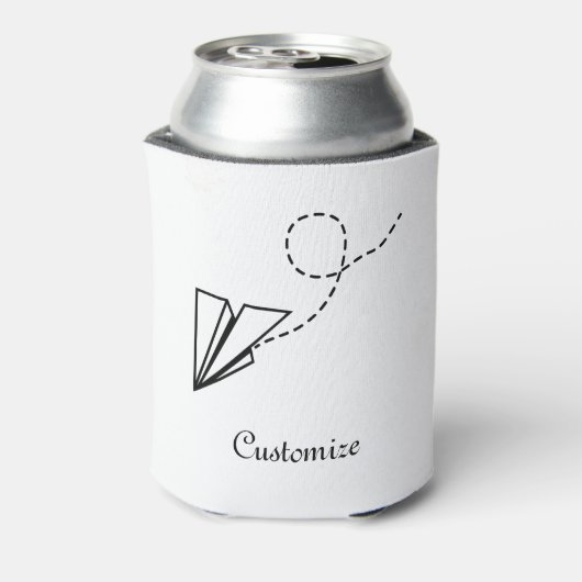 Papiervlakte die Thunder_Cove vliegt Blikjeskoeler (Blikje Achterkant)