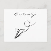 Papiervlakte die Thunder_Cove vliegt Briefkaart (Voorkant)