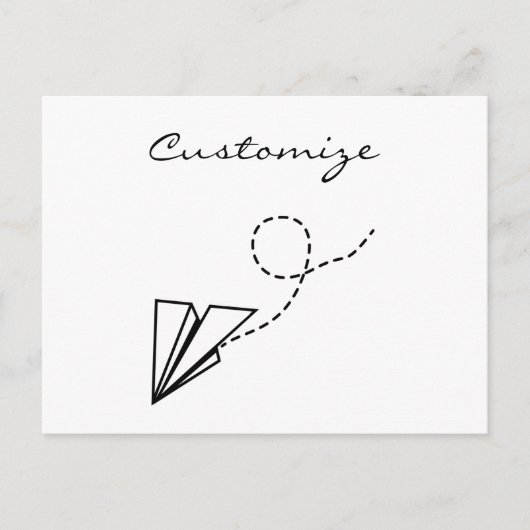 Papiervlakte die Thunder_Cove vliegt Briefkaart (Voorkant)