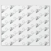 Papiervlakte die Thunder_Cove vliegt Cadeaupapier (Vlak)