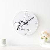 Papiervlakte die Thunder_Cove vliegt Grote Klok (Huis)