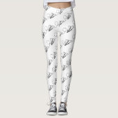 Papiervlakte die Thunder_Cove vliegt Leggings (Voorkant)