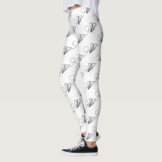 Papiervlakte die Thunder_Cove vliegt Leggings (Links)