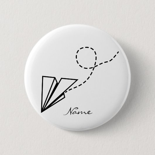 Papiervlakte die Thunder_Cove vliegt Ronde Button 5,7 Cm (Voorkant)