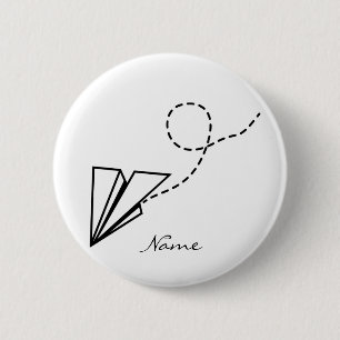 Papiervlakte die Thunder_Cove vliegt Ronde Button 5,7 Cm