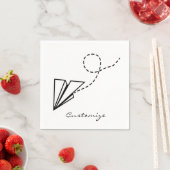 Papiervlakte die Thunder_Cove vliegt Servet (Insitu)