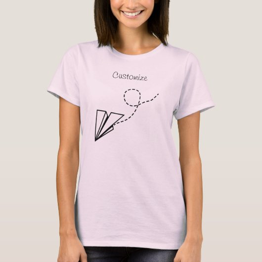 Papiervlakte die Thunder_Cove vliegt T-shirt (Voorkant)