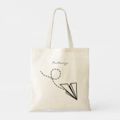 Papiervlakte die Thunder_Cove vliegt Tote Bag (Achterkant)