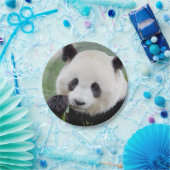 Papiervliegtuig Fotogigant panda 0309. Papieren Bordje (Feest)