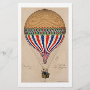 PAPIERWAREN:  FRANS HOT AIR BALLOON BRIEFPAPIER