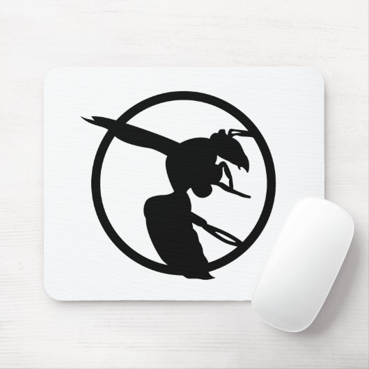 Papierwasp Logo Mousepad Muismat (Met muis)