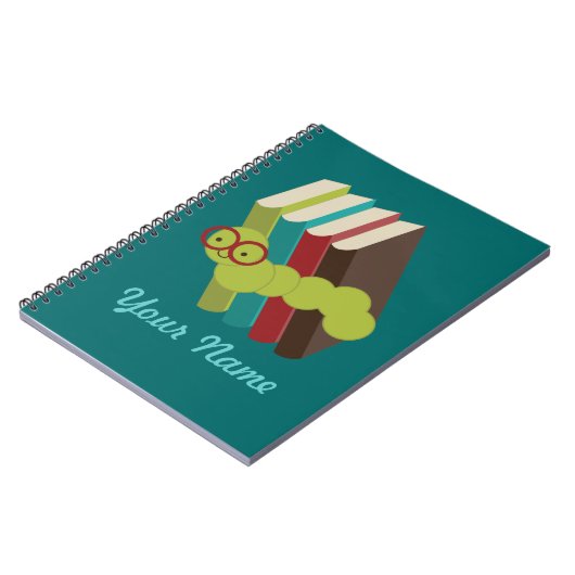 Papierworm aangepast leesblad notitieboek (Linkerzijde)