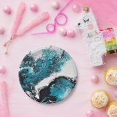 Papierzak. Abstract patroon. Anetka-wijnen. Papieren Bordje (Feest)