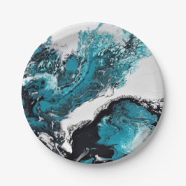 Papierzak. Abstract patroon. Anetka-wijnen. Papieren Bordje