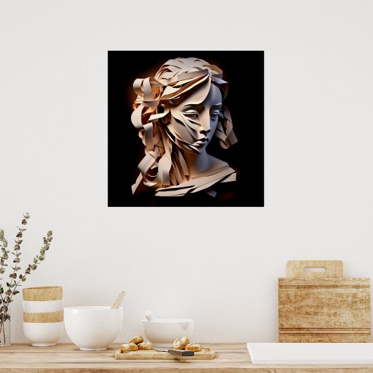 Papierzijde Poster (Keuken)