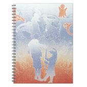 Papil birdman gaat in 1995 rondzwerven notitieboek (Voorkant)