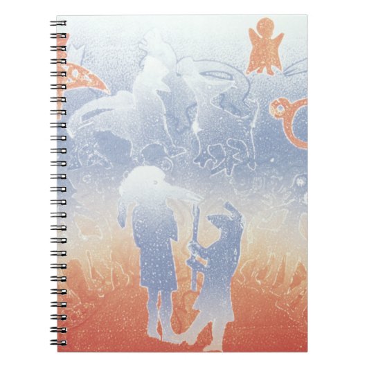 Papil birdman gaat in 1995 rondzwerven notitieboek (Voorkant)