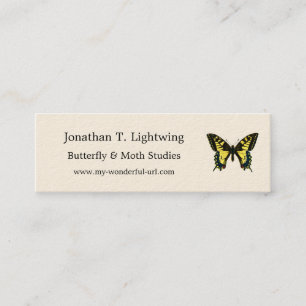 Papilio machaon - Old World Swallowtail Butterfly Mini Visitekaartje