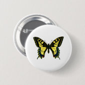 Papilio machaon ronde button 5,7 cm (Voorkant /achterkant)