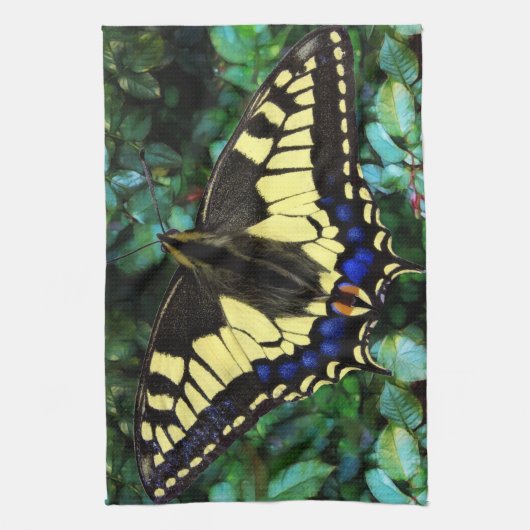 Papilio Swallowtail Theedoek (Verticaal)